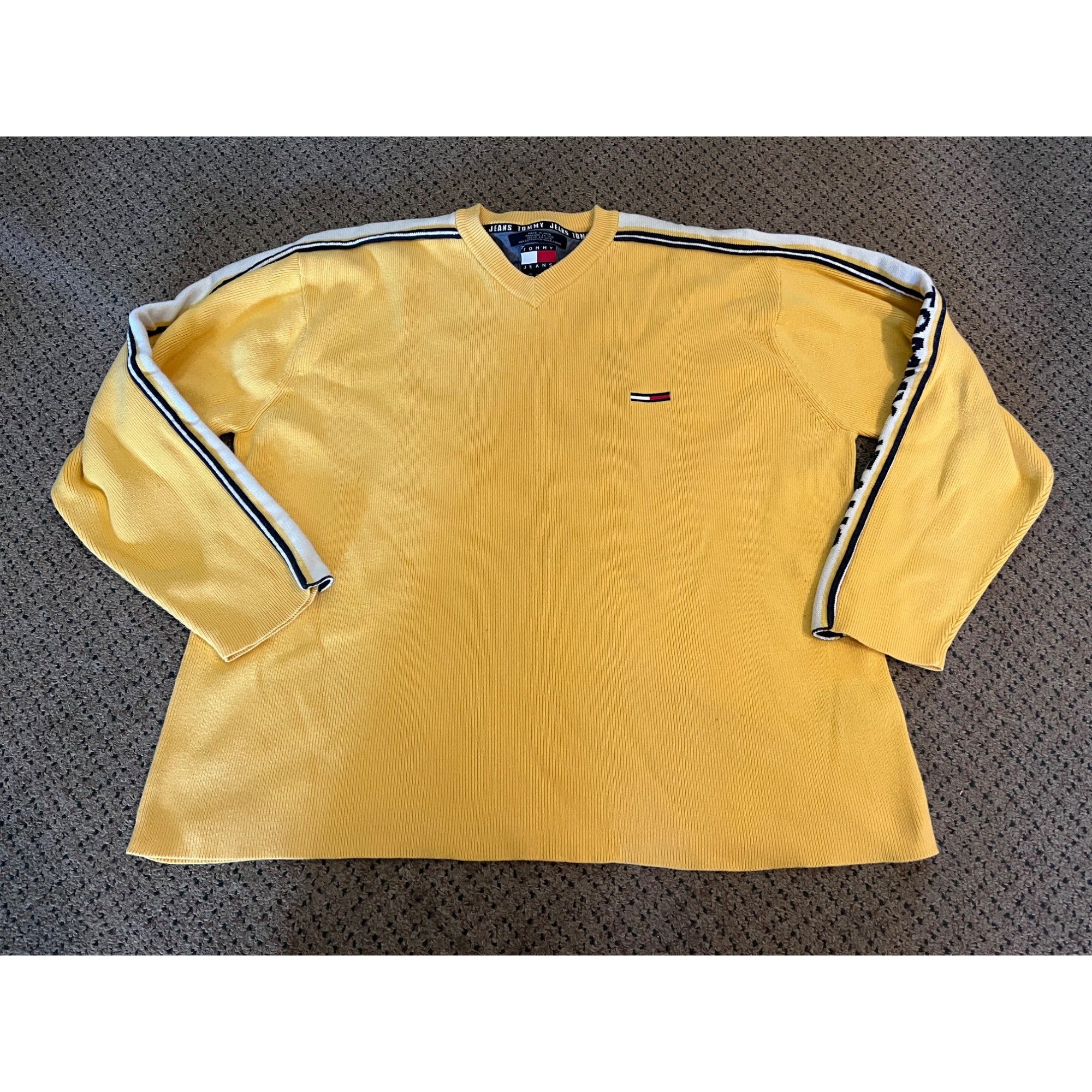 Vintage Tommy Hilfiger Jeans Retro Y2K Men's XL Shirts Lot Long Sleeve ++