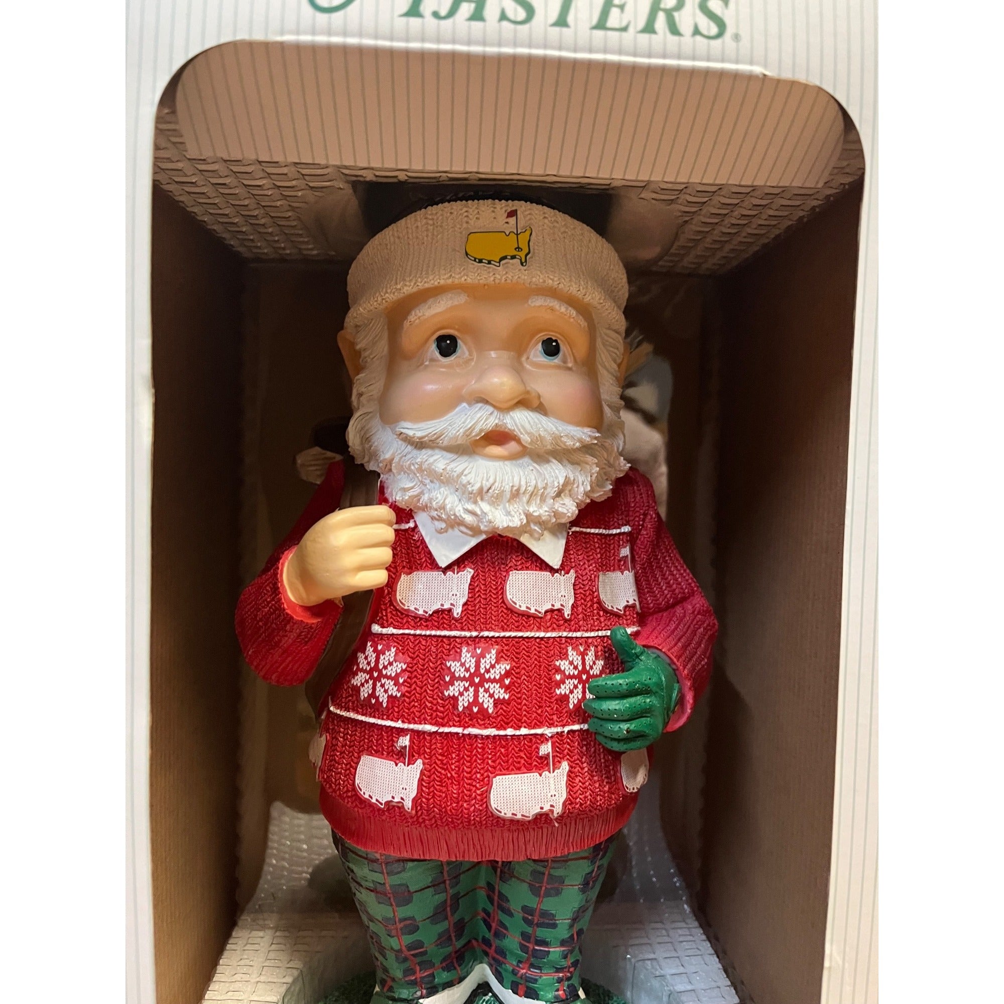 2020 Masters Gnome Augusta National Golf Club (Christmas Santa Gnome)