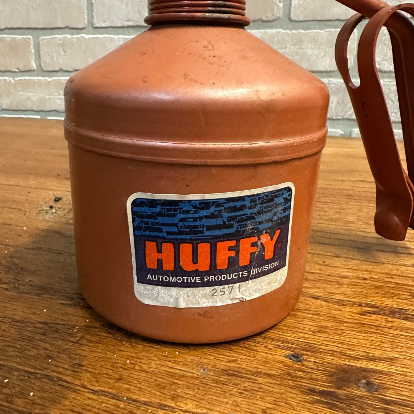 Huffy Automotive Oiler Sprayer Can Metal