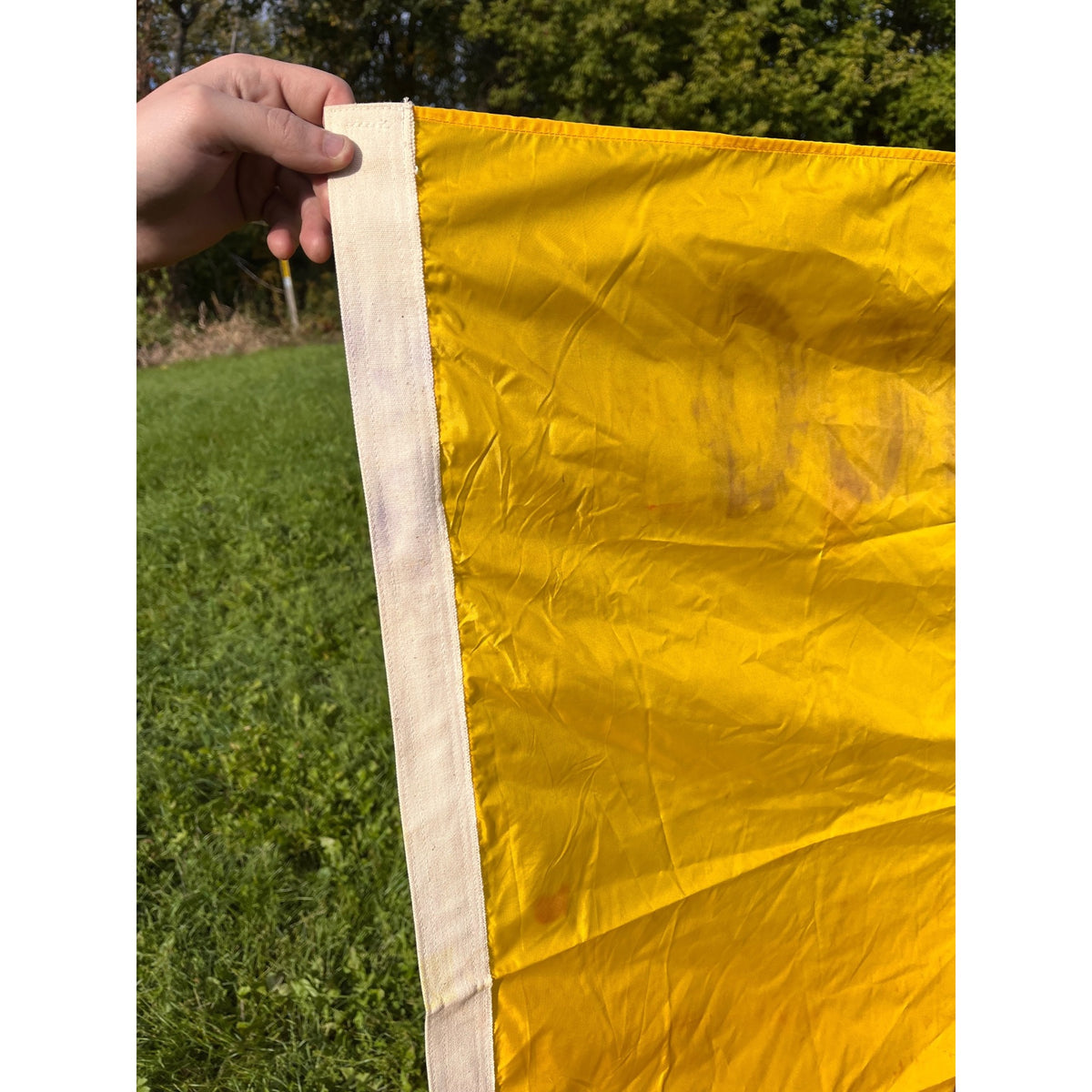 Vintage Gadsden Flag 3x5 Don't Tread On Me Milwaukee WI Eder Mfg Co. Milwaukee