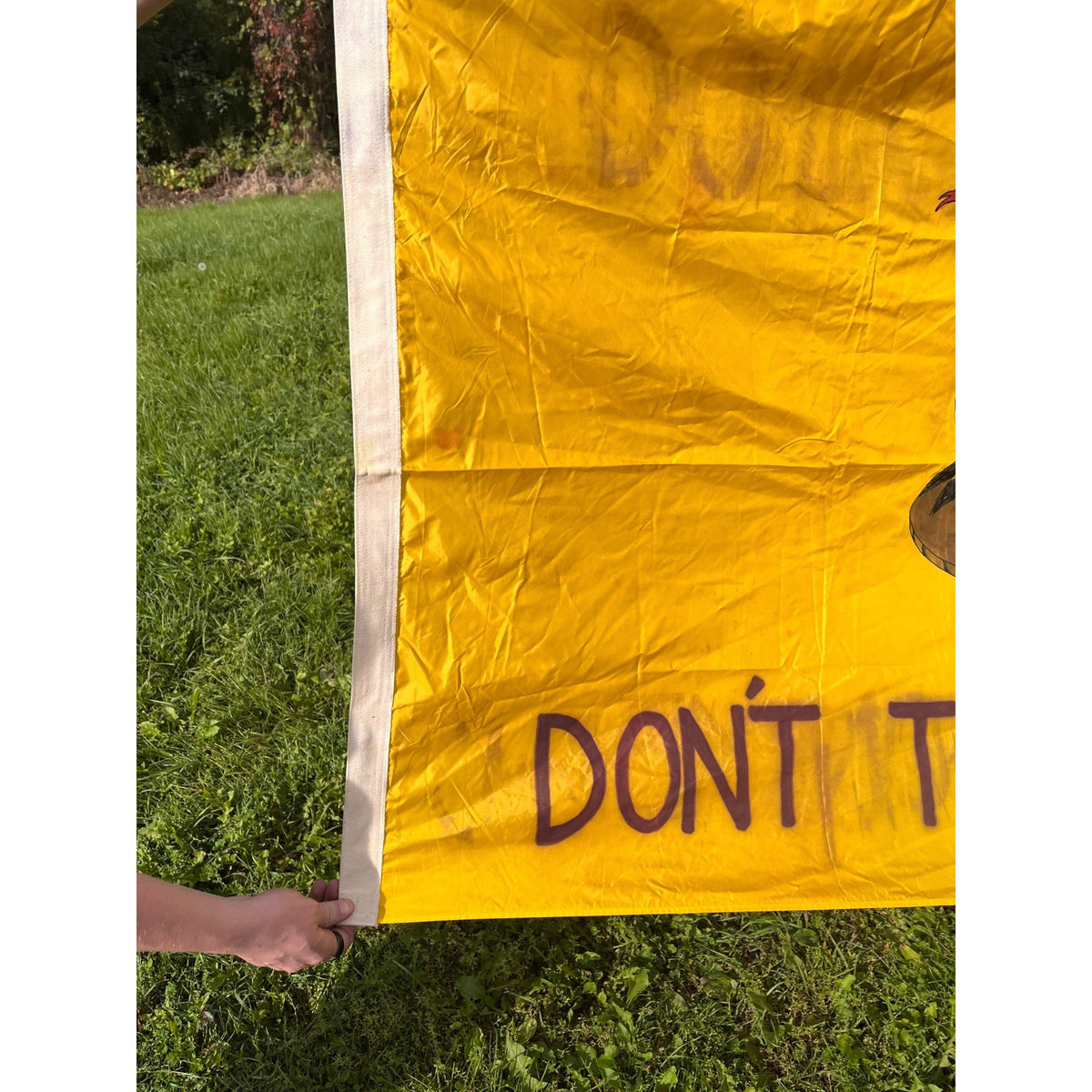 Vintage Gadsden Flag 3x5 Don't Tread On Me Milwaukee WI Eder Mfg Co. Milwaukee