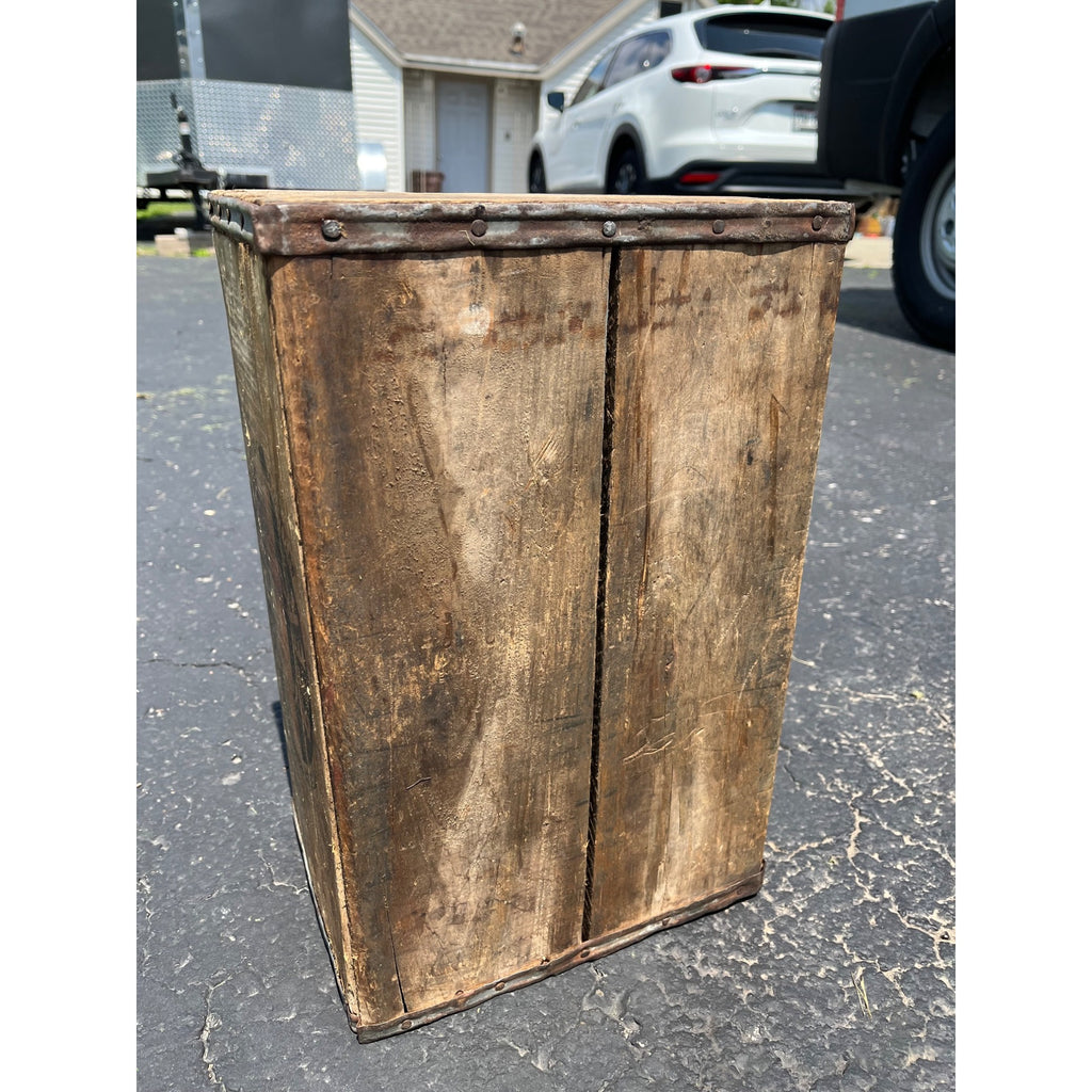 Vintage Rhinelander Export Beer Wooden Crate Case Wisconsin Wis IRTP Bottles