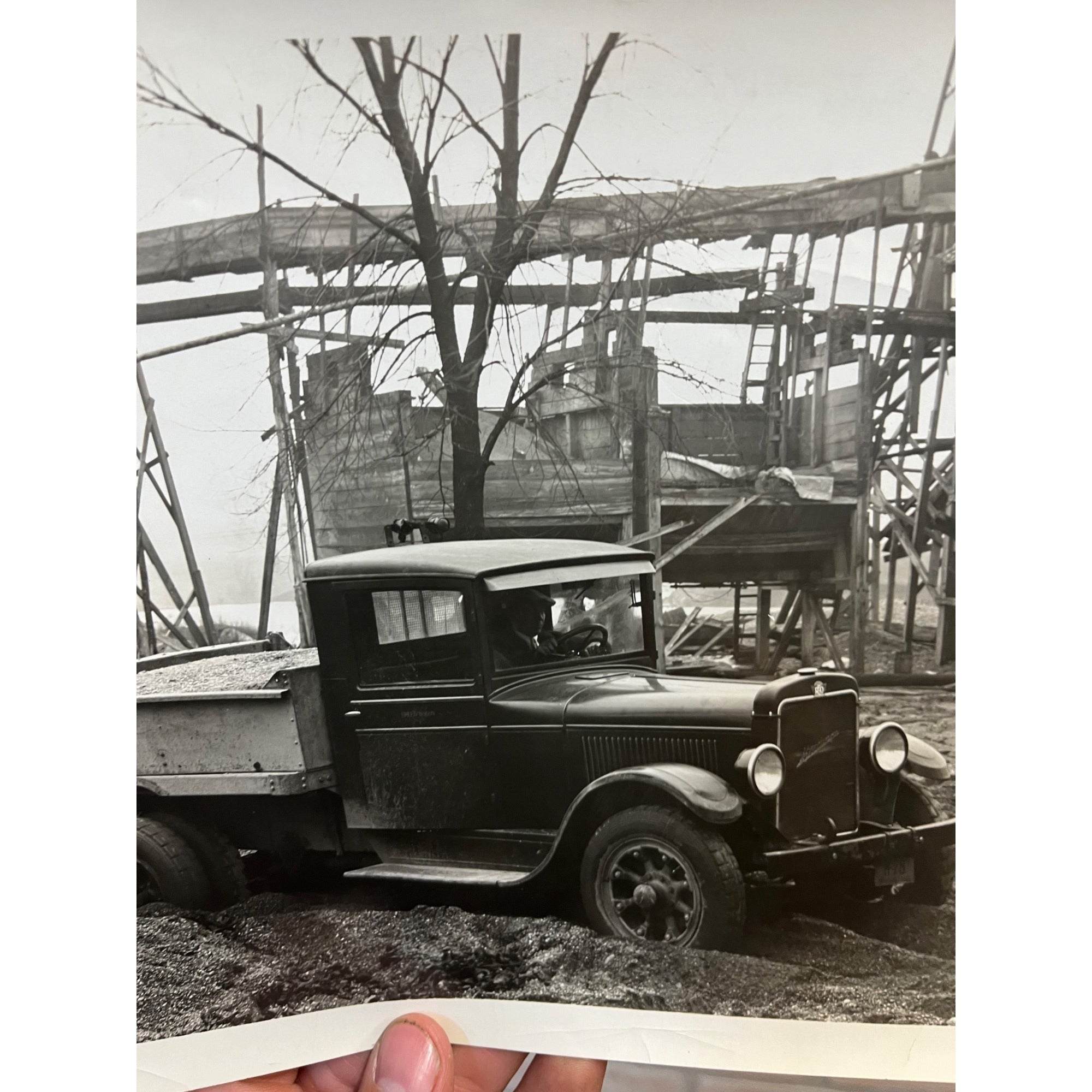 Vintage Original 1920s Factory Promo Photo REO Heavy Duty Dump Truck Model GD