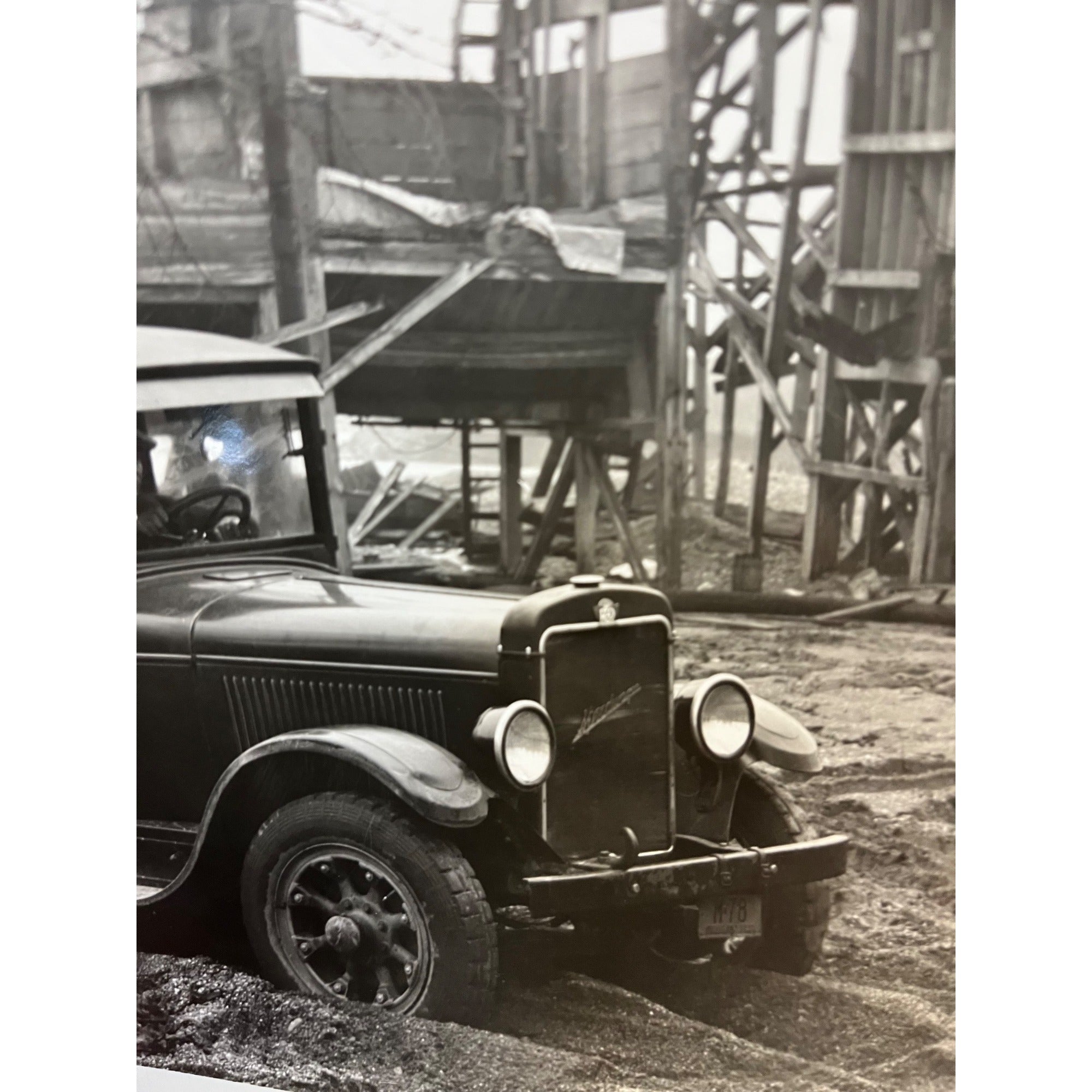 Vintage Original 1920s Factory Promo Photo REO Heavy Duty Dump Truck Model GD