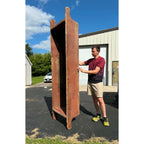Antique Primitive 19th c. Farm Feed / Grain Trough Bin Original Red Paint Planter Display