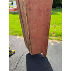 Antique Primitive 19th c. Farm Feed / Grain Trough Bin Original Red Paint Planter Display