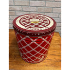 Vintage Billy's Bretzels Pretzels & Gems Large Tin Can w/ Lid - Reading PA Metal