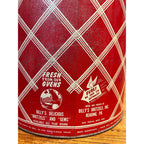 Vintage Billy's Bretzels Pretzels & Gems Large Tin Can w/ Lid - Reading PA Metal