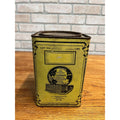 Vintage J.L Hopkins Co. Crude Drugs New York Yellow Pharmacy Container Can Tin