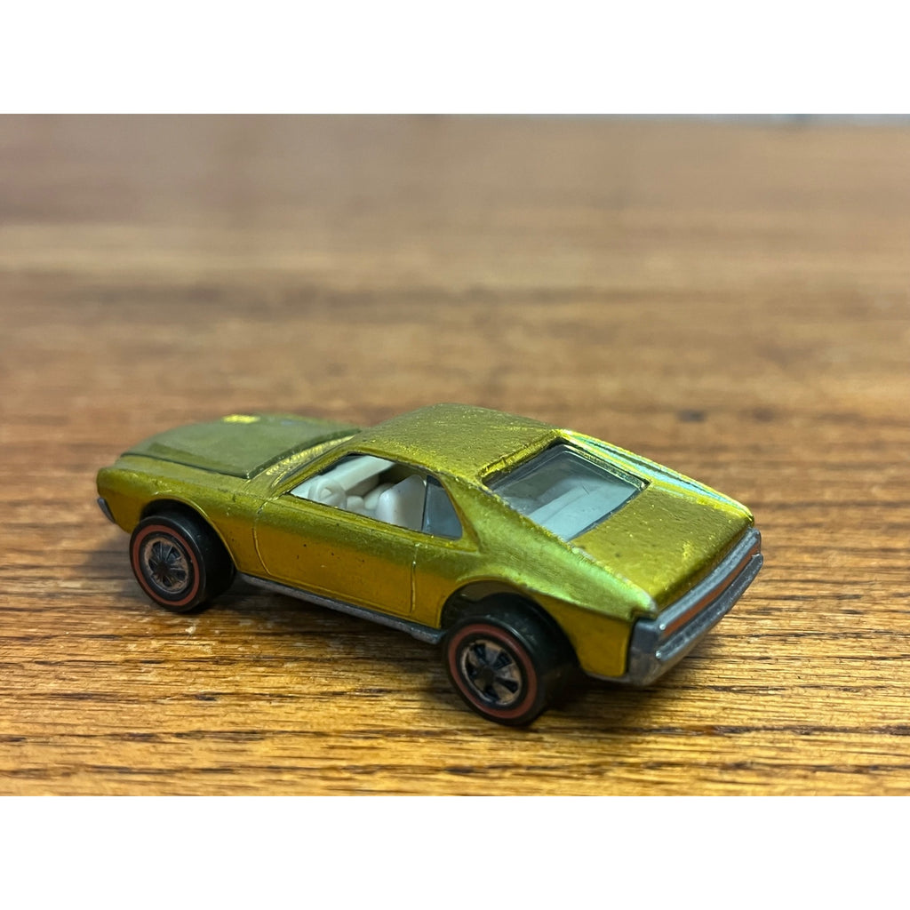 Vintage Hot Wheels Redlines 1968 Custom AMX Antifreeze - Clean (Very Good)