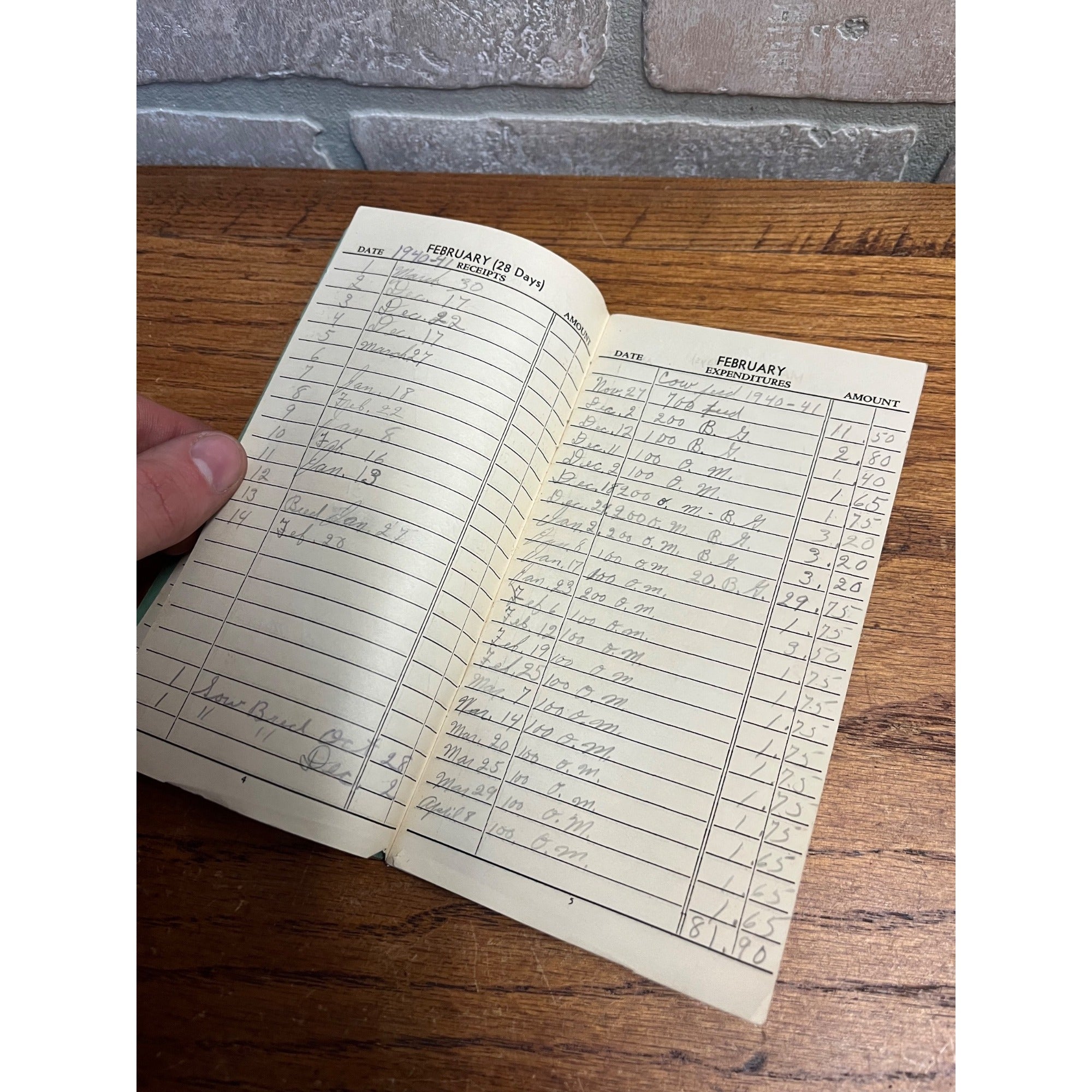 Vintage Badger Farmers Company Advertising Record Book Manual Farm & Livestock