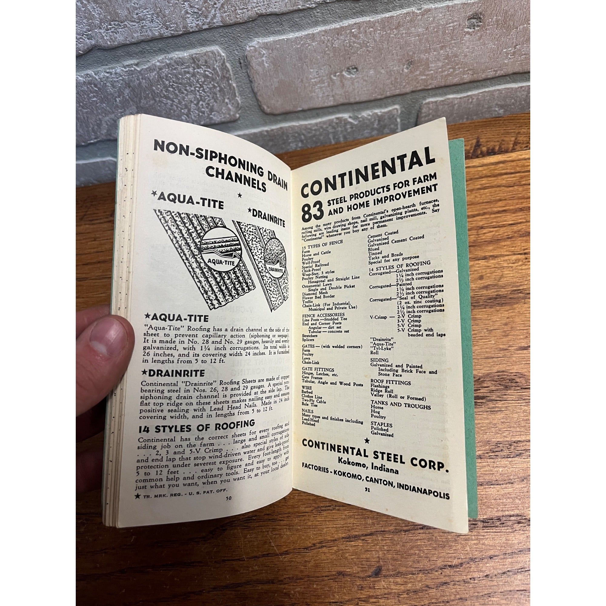 Vintage Badger Farmers Company Advertising Record Book Manual Farm & Livestock