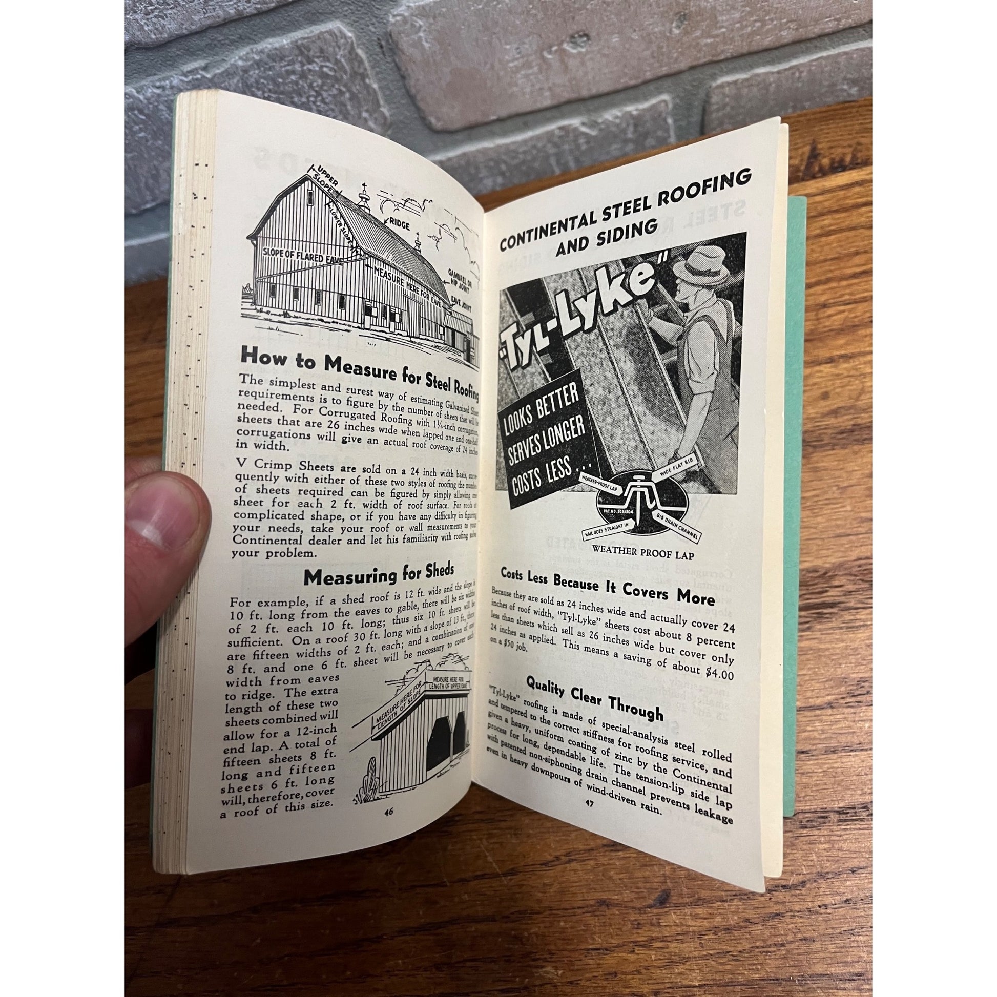 Vintage Badger Farmers Company Advertising Record Book Manual Farm & Livestock