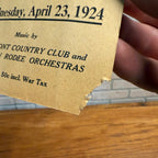 Milwaukee Wis Dance Invitation Card Juneau Hall Advertising Bowling 1924