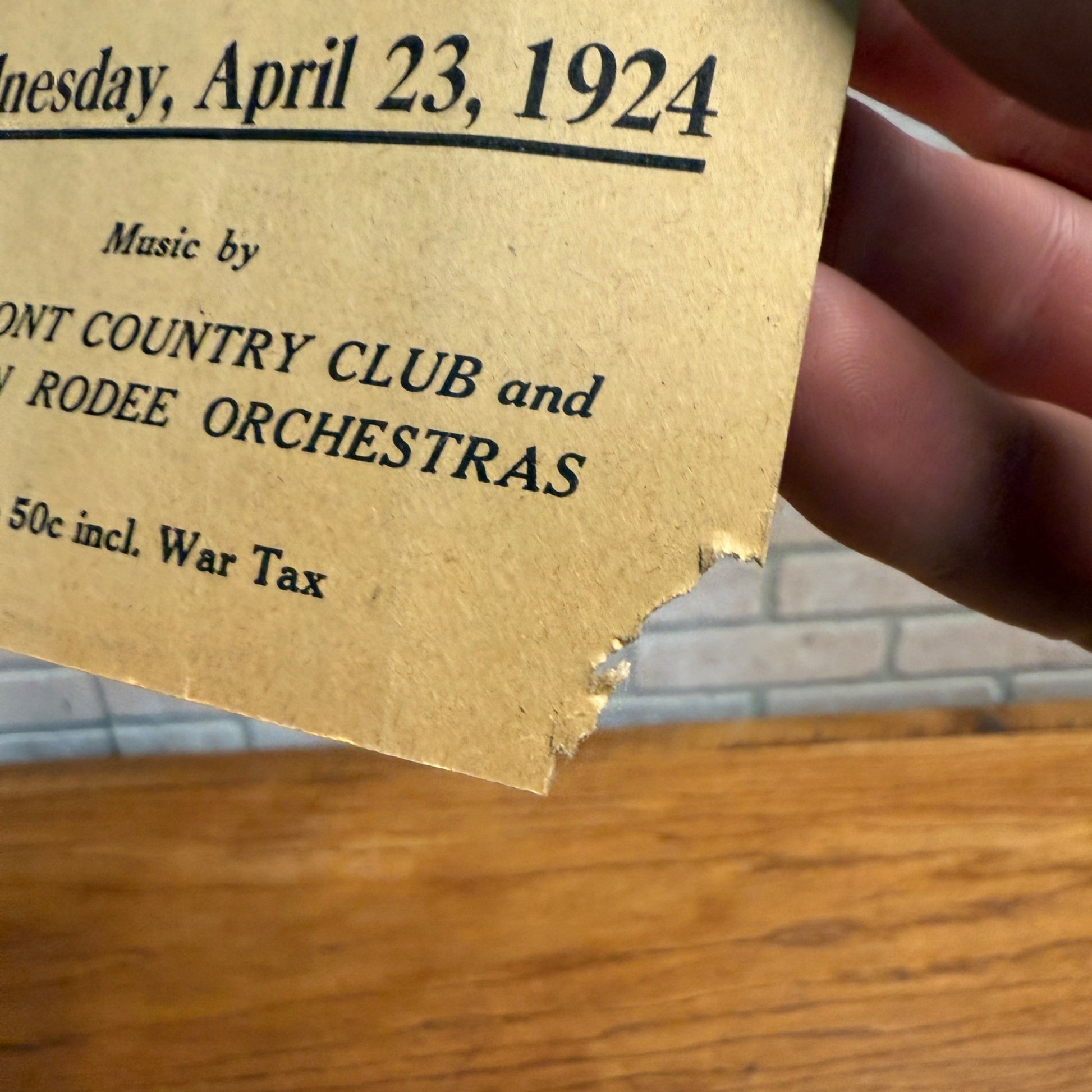 Milwaukee Wis Dance Invitation Card Juneau Hall Advertising Bowling 1924