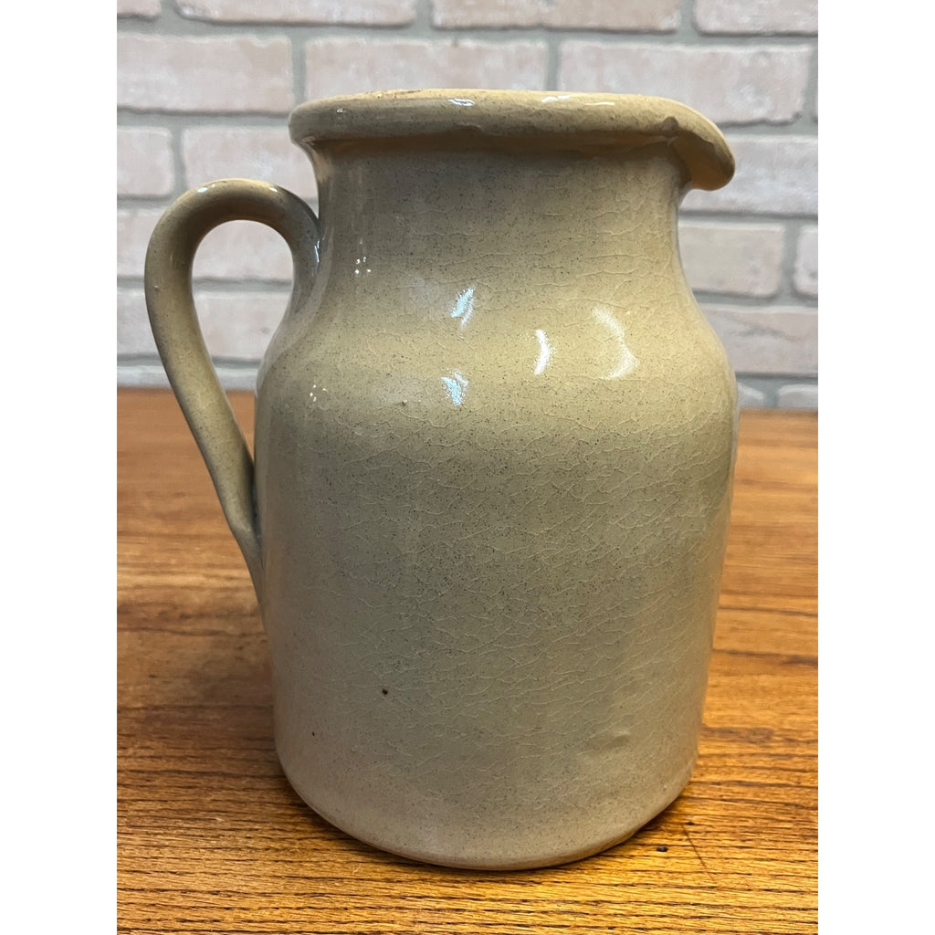 Vintage Child's Cash Shoe Store Advertising Stoneware Pitcher England