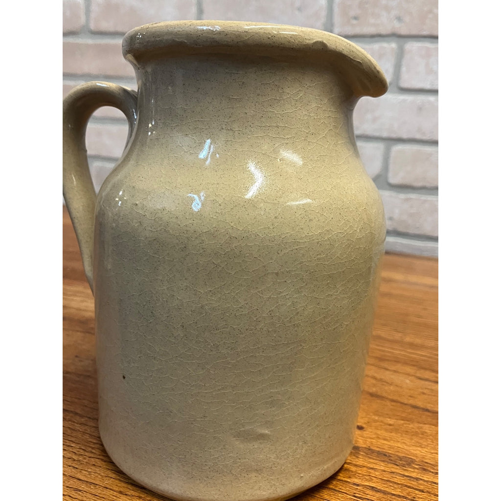 Vintage Child's Cash Shoe Store Advertising Stoneware Pitcher England