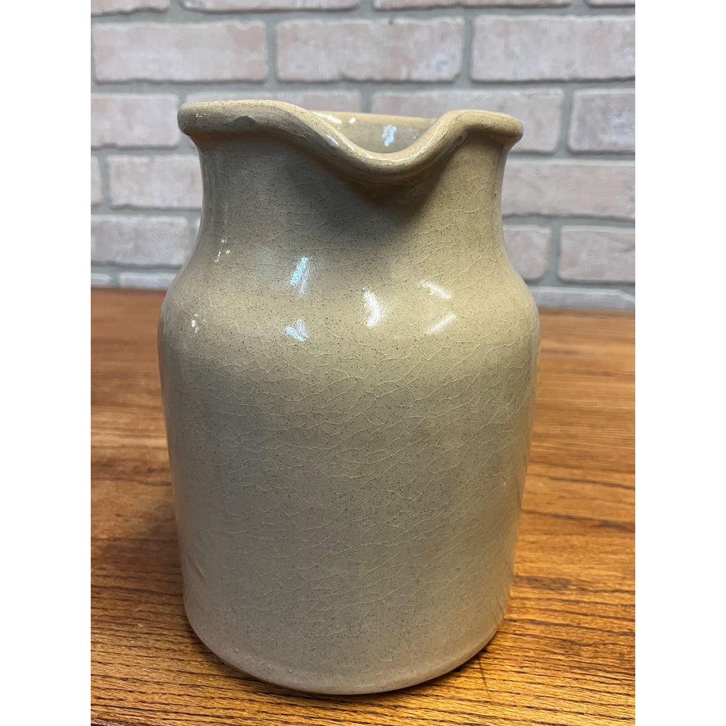 Vintage Child's Cash Shoe Store Advertising Stoneware Pitcher England
