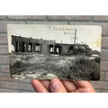 Wilkie, Saskatchewan RPPC Postcard CPR Railroad Roundhouse Depot