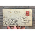 Wilkie, Saskatchewan RPPC Postcard CPR Railroad Roundhouse Depot