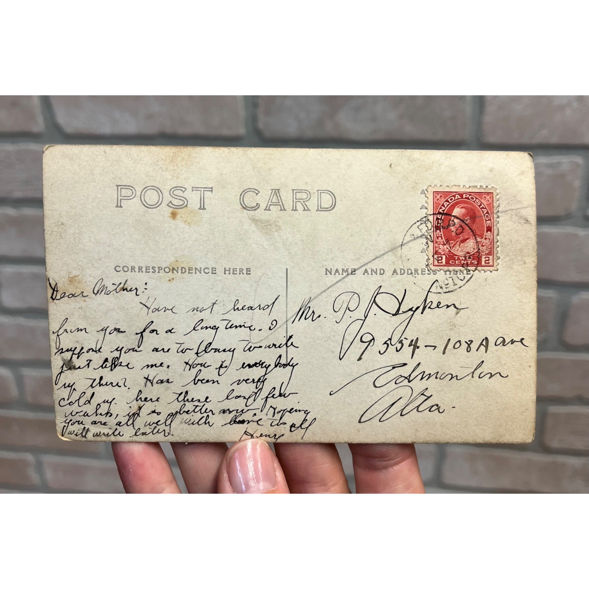 Wilkie, Saskatchewan RPPC Postcard CPR Railroad Roundhouse Depot