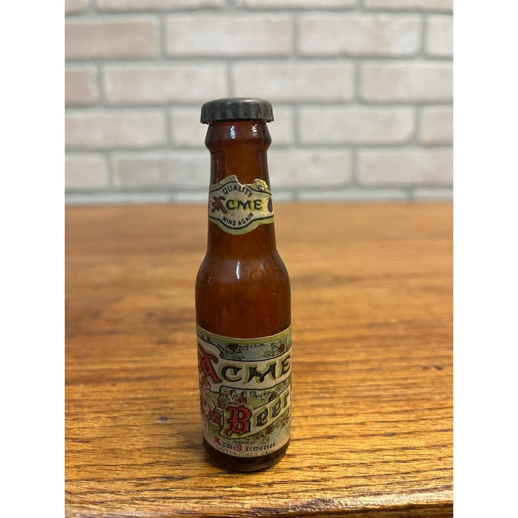 Vintage ACME Beer San Franciso CA Advertising Bar Miniature Bottle