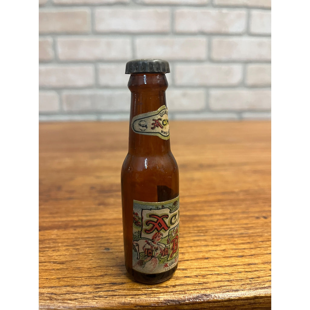 Vintage ACME Beer San Franciso CA Advertising Bar Miniature Bottle