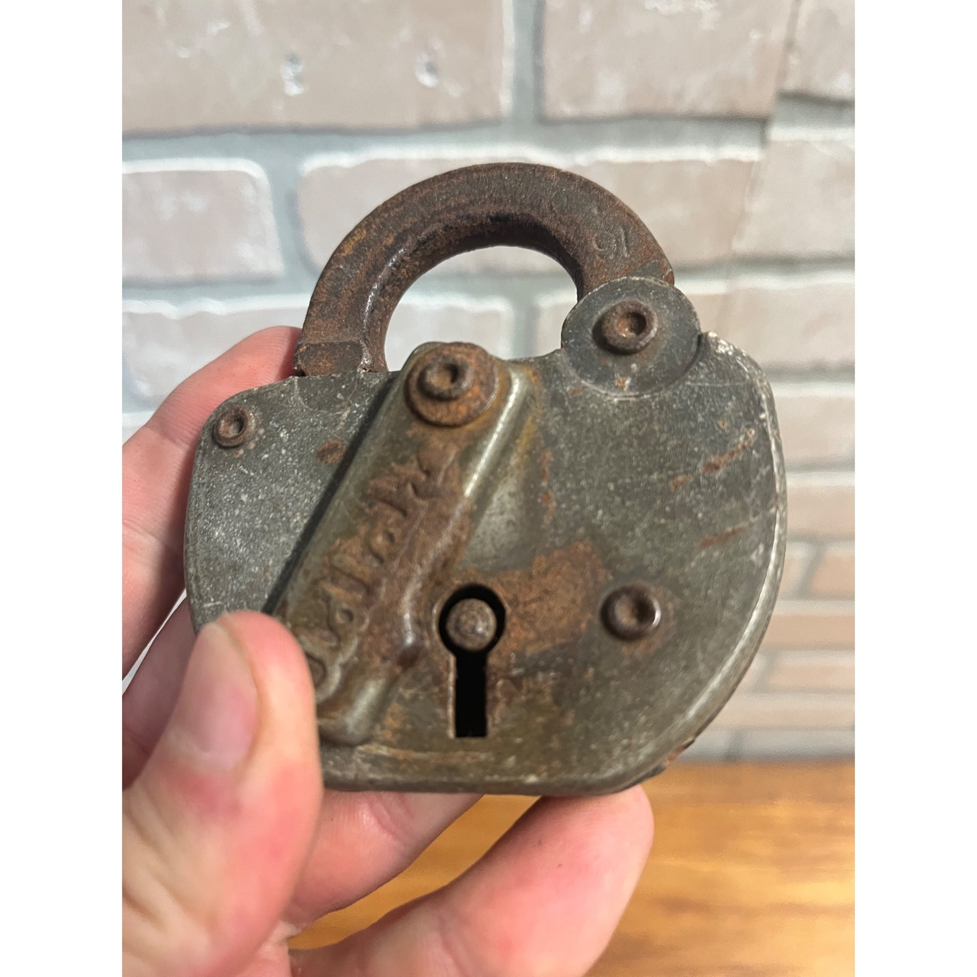 Vintage Adlake "C&NW" (Chicago and Northwestern) Railroad Padlock