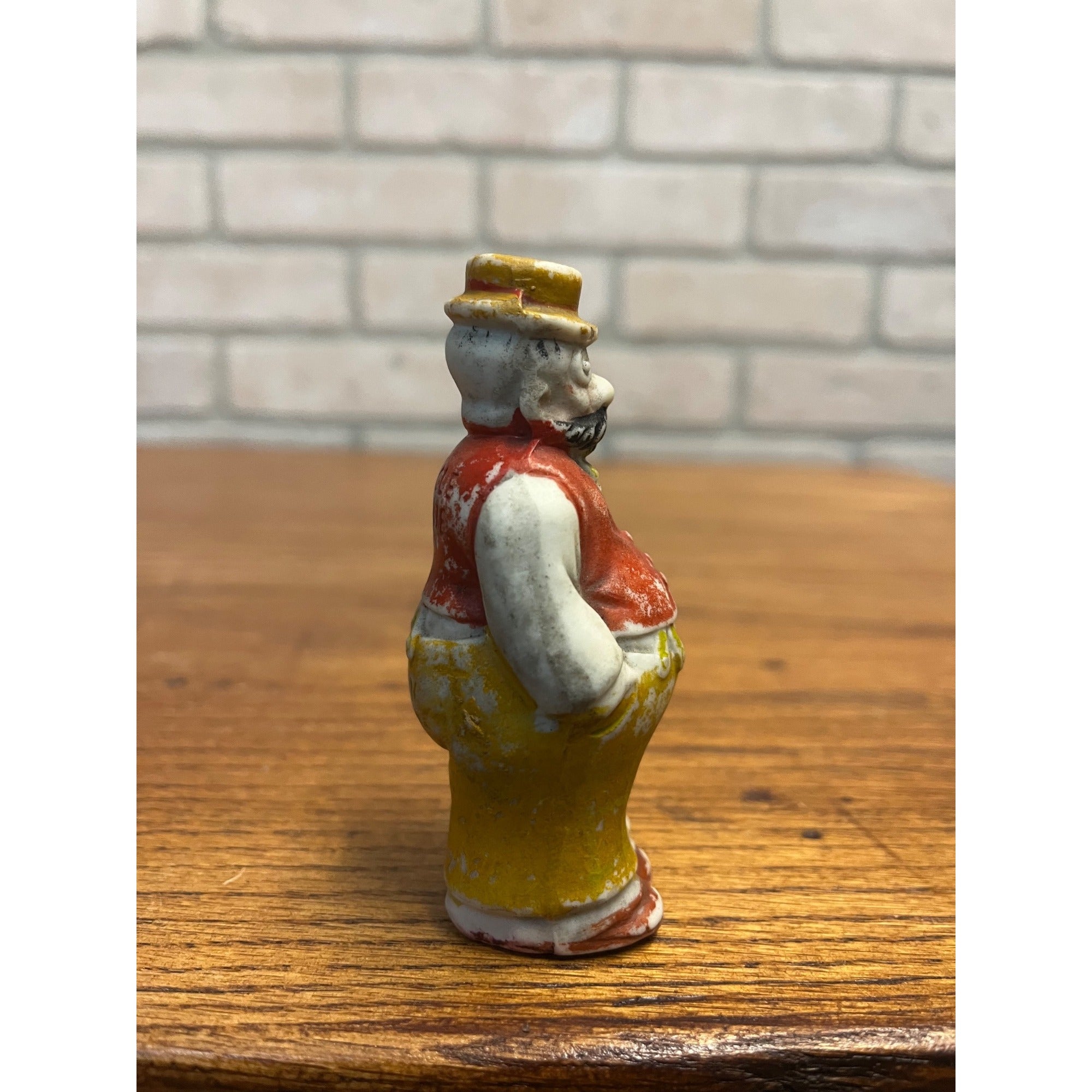 Vintage 1930s Uncle Willie Japan Moon Mullins Comic Bisque Figurine 3.5" Tall