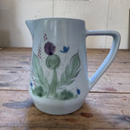 Buchan Thistle Serving  Scotland Stoneware Pottery  Milk Pitcher