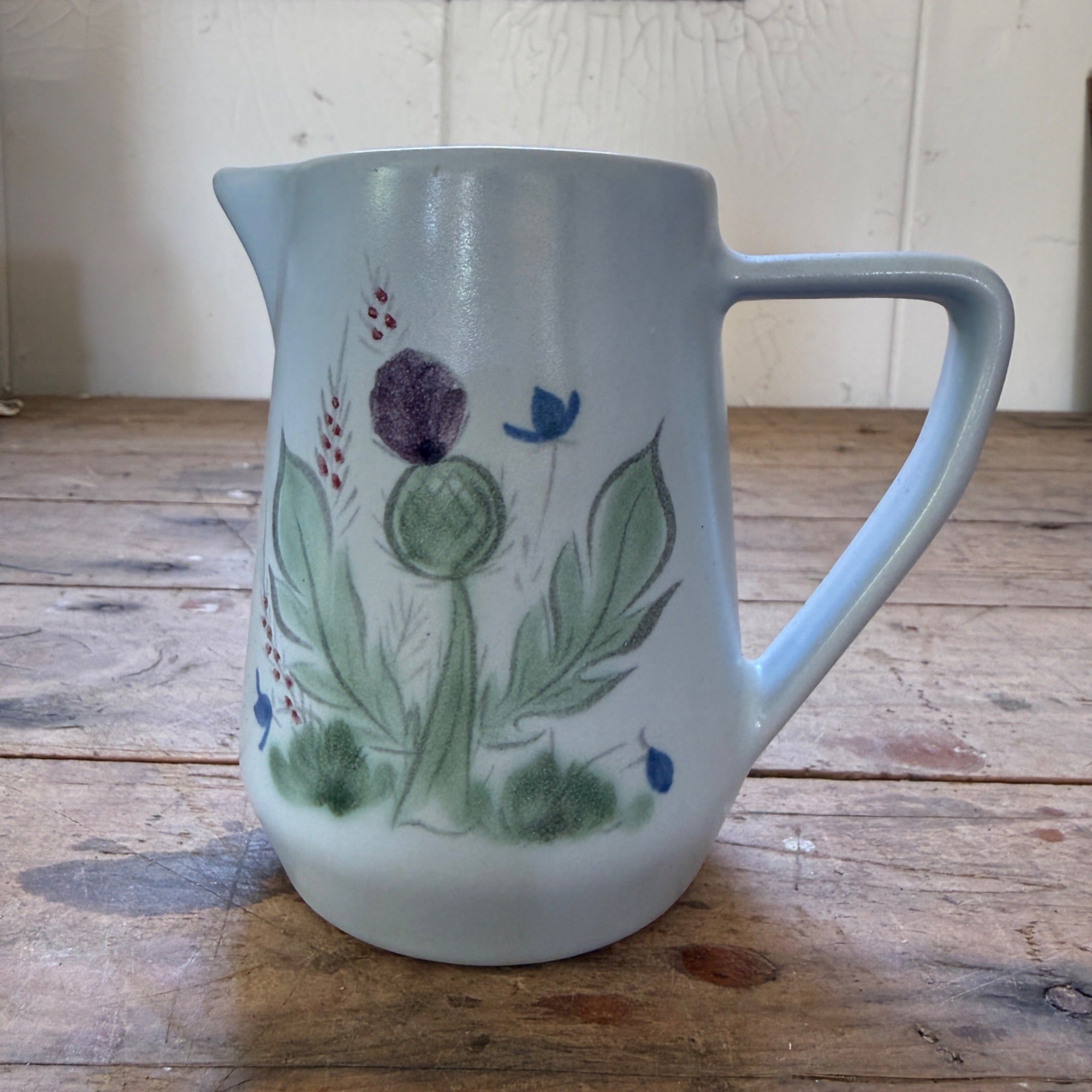 Buchan Thistle Serving  Scotland Stoneware Pottery  Milk Pitcher