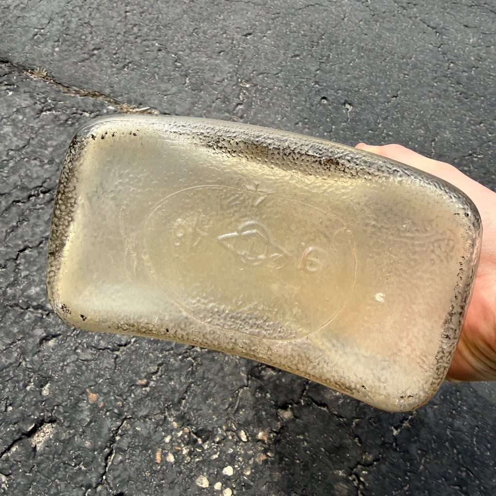 Vintage Waukesha Wis Half Gallon BETHESDA Natural Spring Water Embossed Bottle