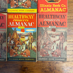 Vintage 1940s-50s Healthway Products Almanacs Advertising Illinois Herb Co