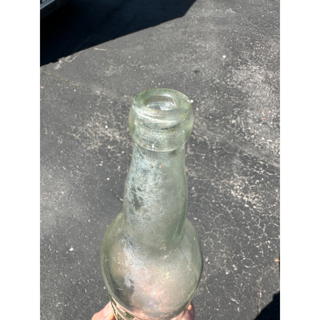 Pre-Prohibition Theo Burg Aqua Green Escanaba Michigan Beer Bottle Embossed