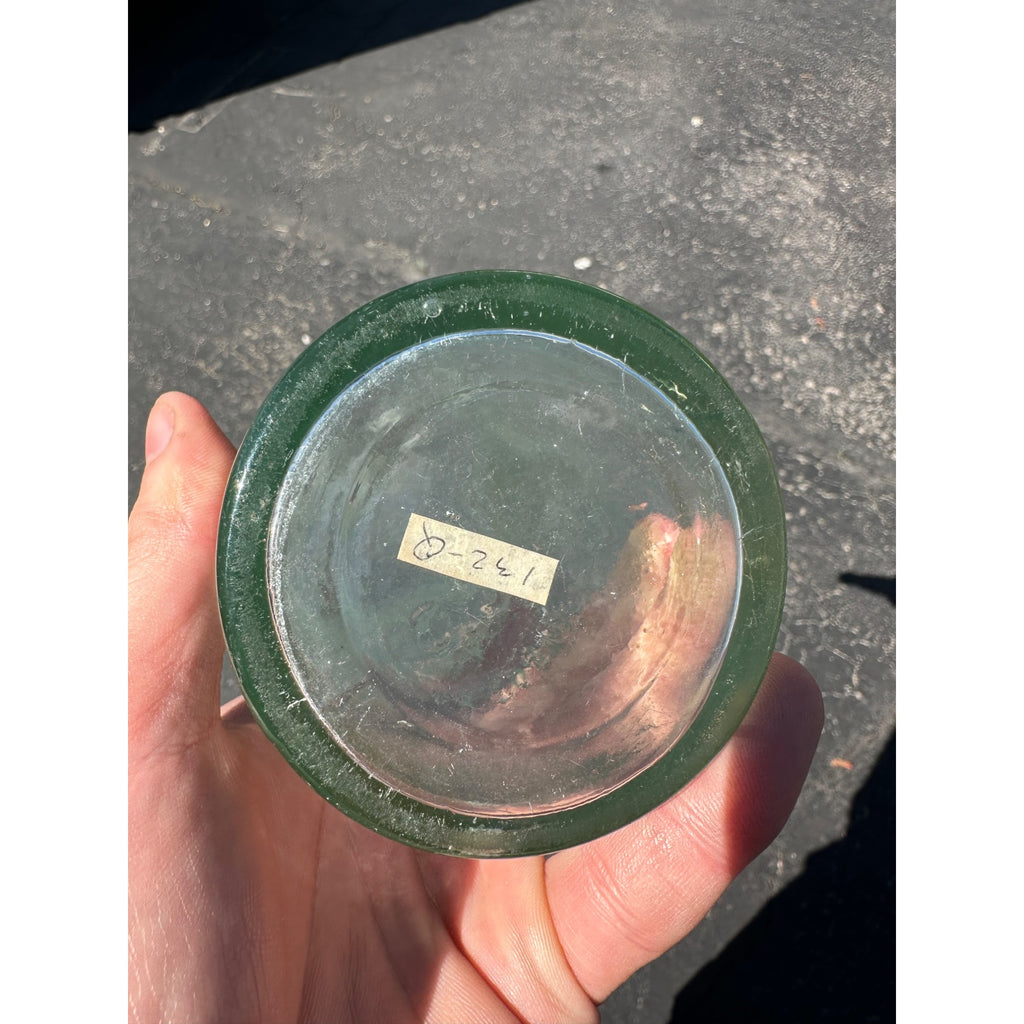 Pre-Prohibition Theo Burg Aqua Green Escanaba Michigan Beer Bottle Embossed