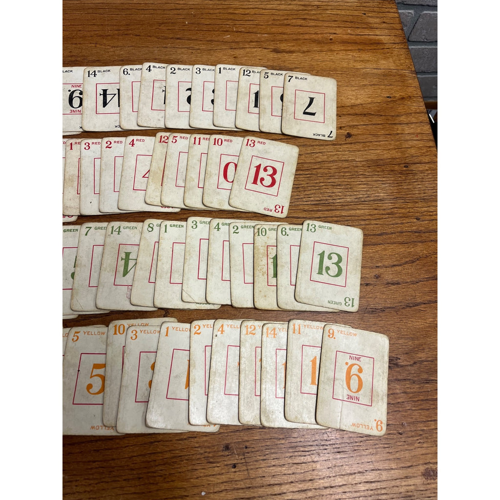 Antique c1918 Dixie Rook Card Game w/ Original Box - Parker Brothers