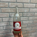 Cal Beverages Binder Oshkosh Wis 32 Ounce Soda Bottle