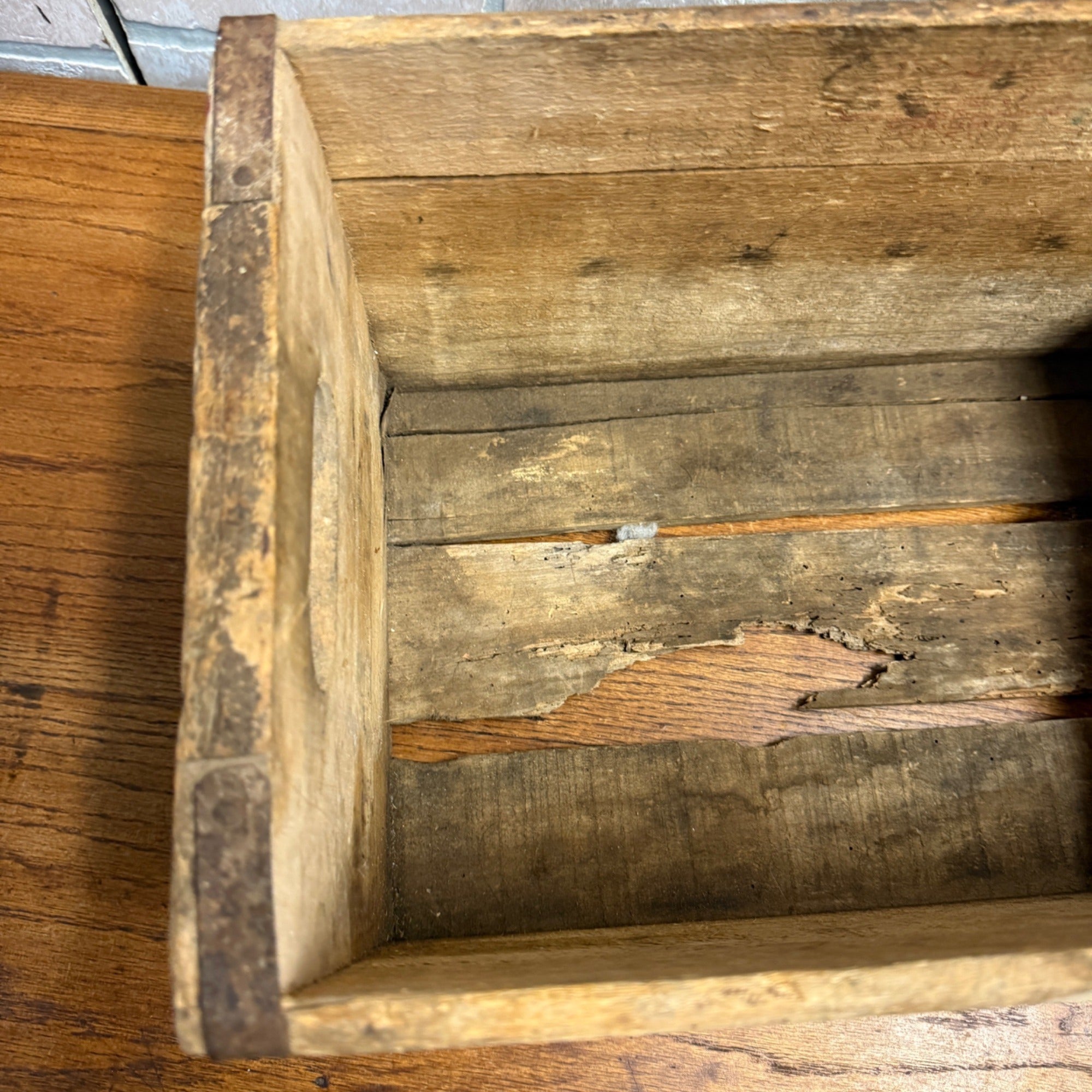 Theo Dietzler Hartford, Wisconsin Vintage Wood Crate Advertising Soda