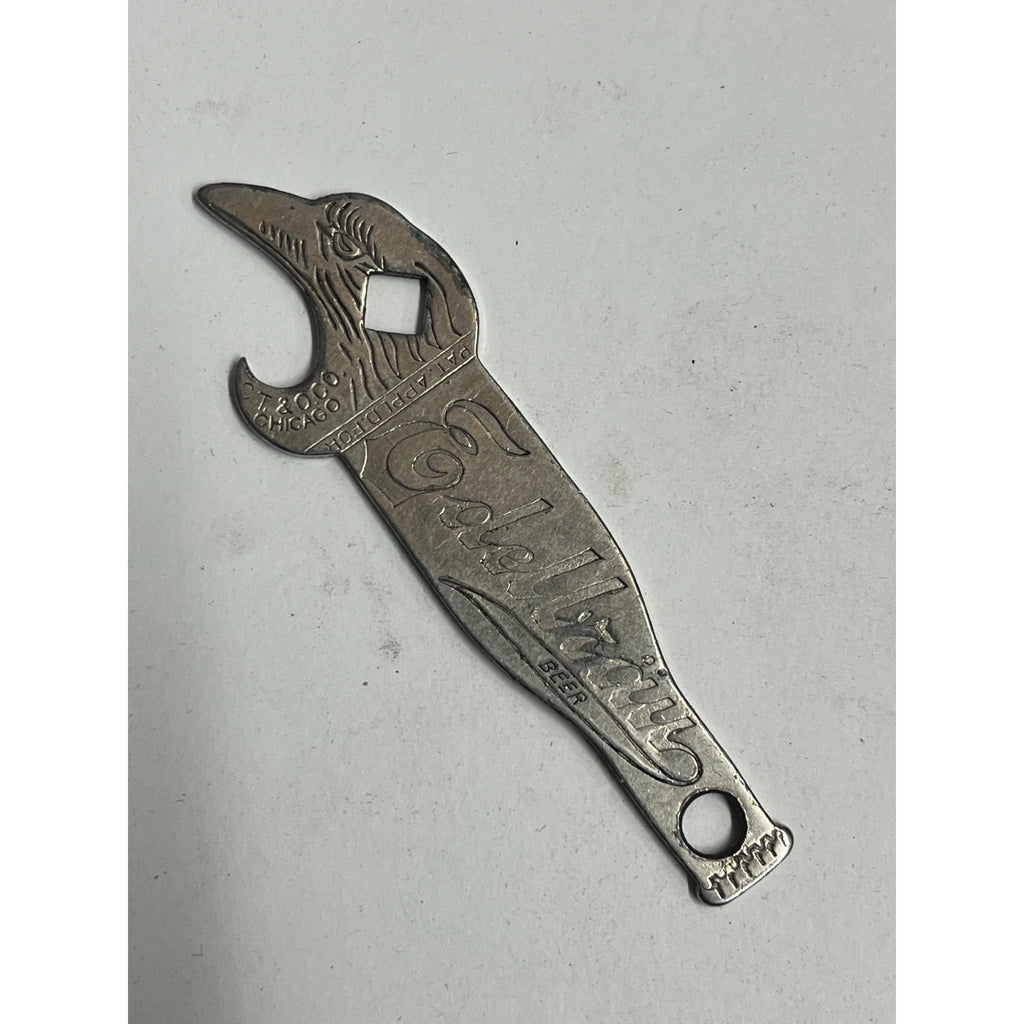 1910s Schreier Brew Edelbrau Beer Sheboygan WI Eagle Head Bottle Opener Figural