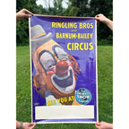 Vintage 1969 See You At Ringling Bros. Barnum & Bailey Circus Advertising Poster