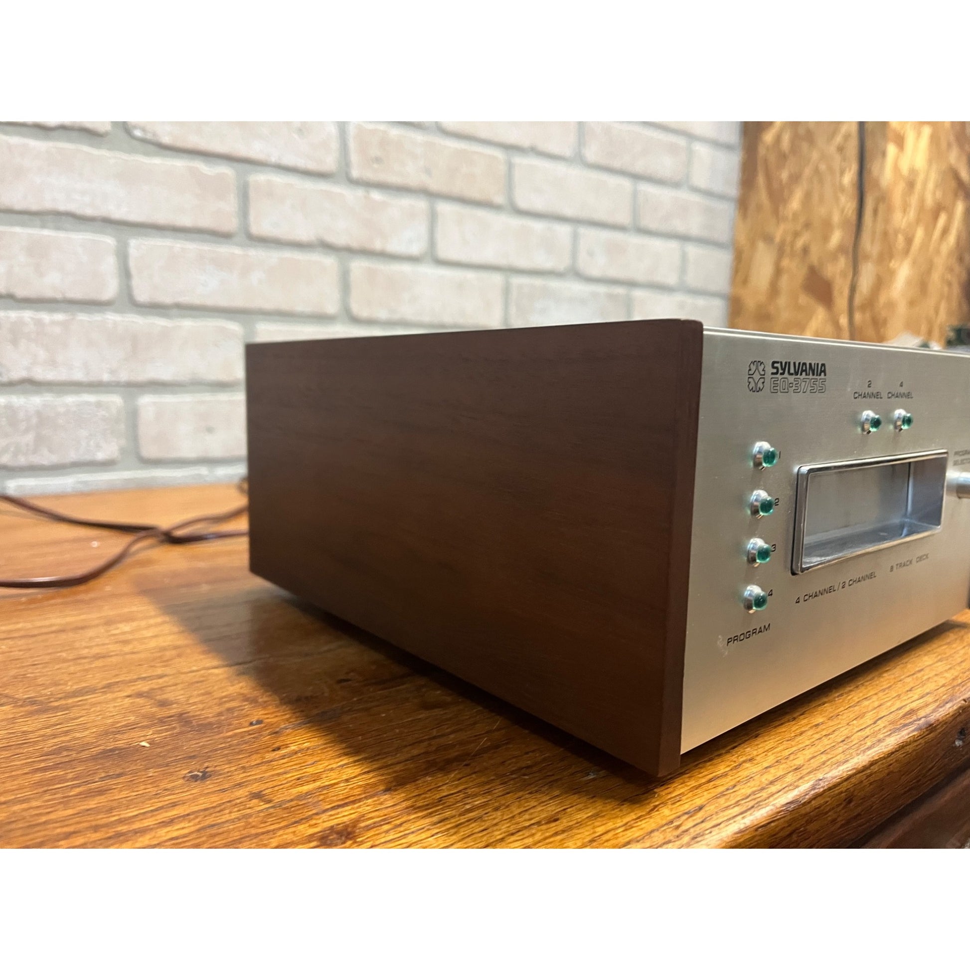 Vintage Sylvania Quad 8 Track Player EQ-3755 Quadraphonic Stereo - Working