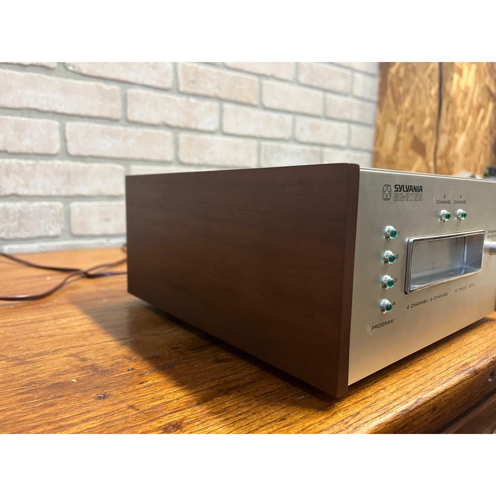 Vintage Sylvania Quad 8 Track Player EQ-3755 Quadraphonic Stereo - Working