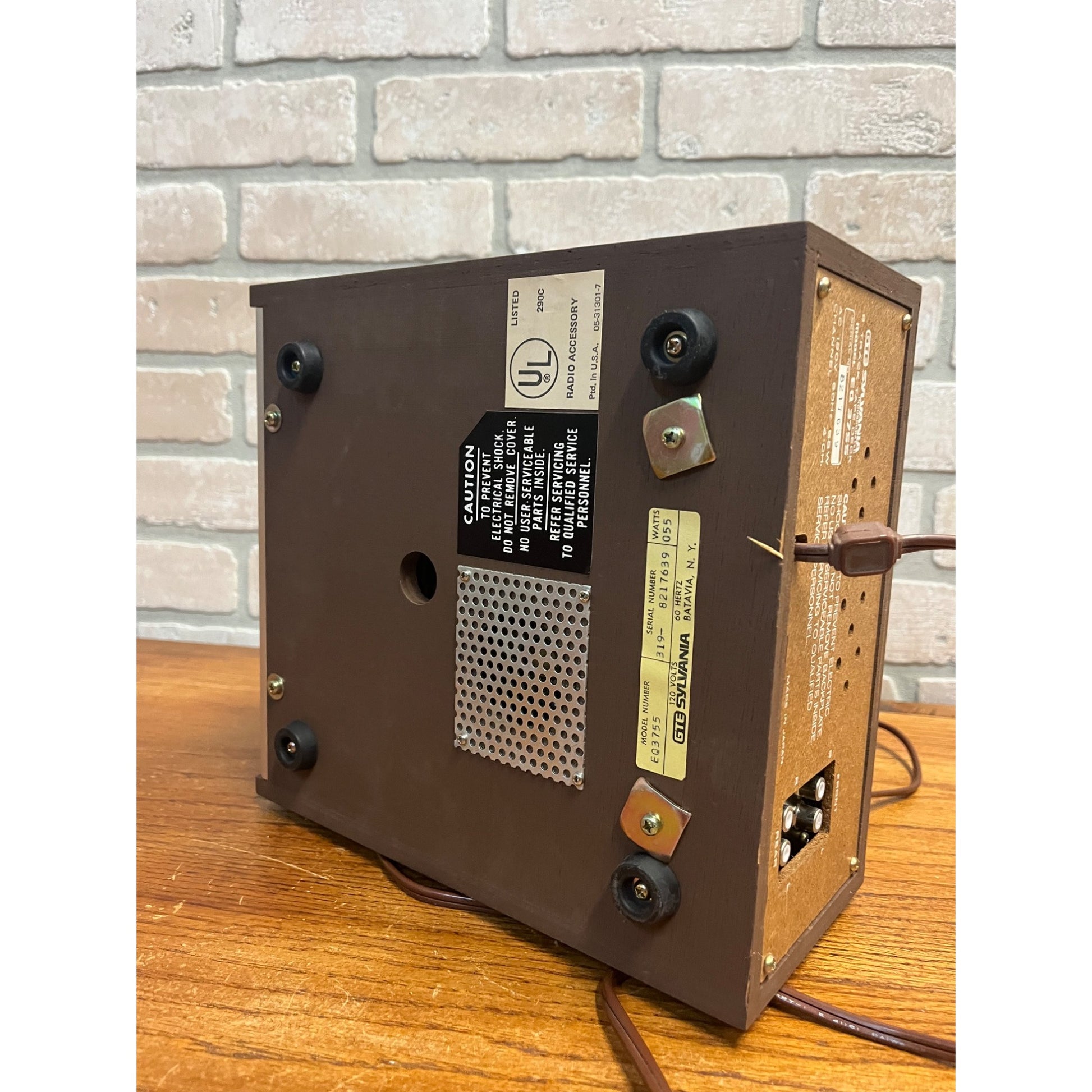 Vintage Sylvania Quad 8 Track Player EQ-3755 Quadraphonic Stereo - Working