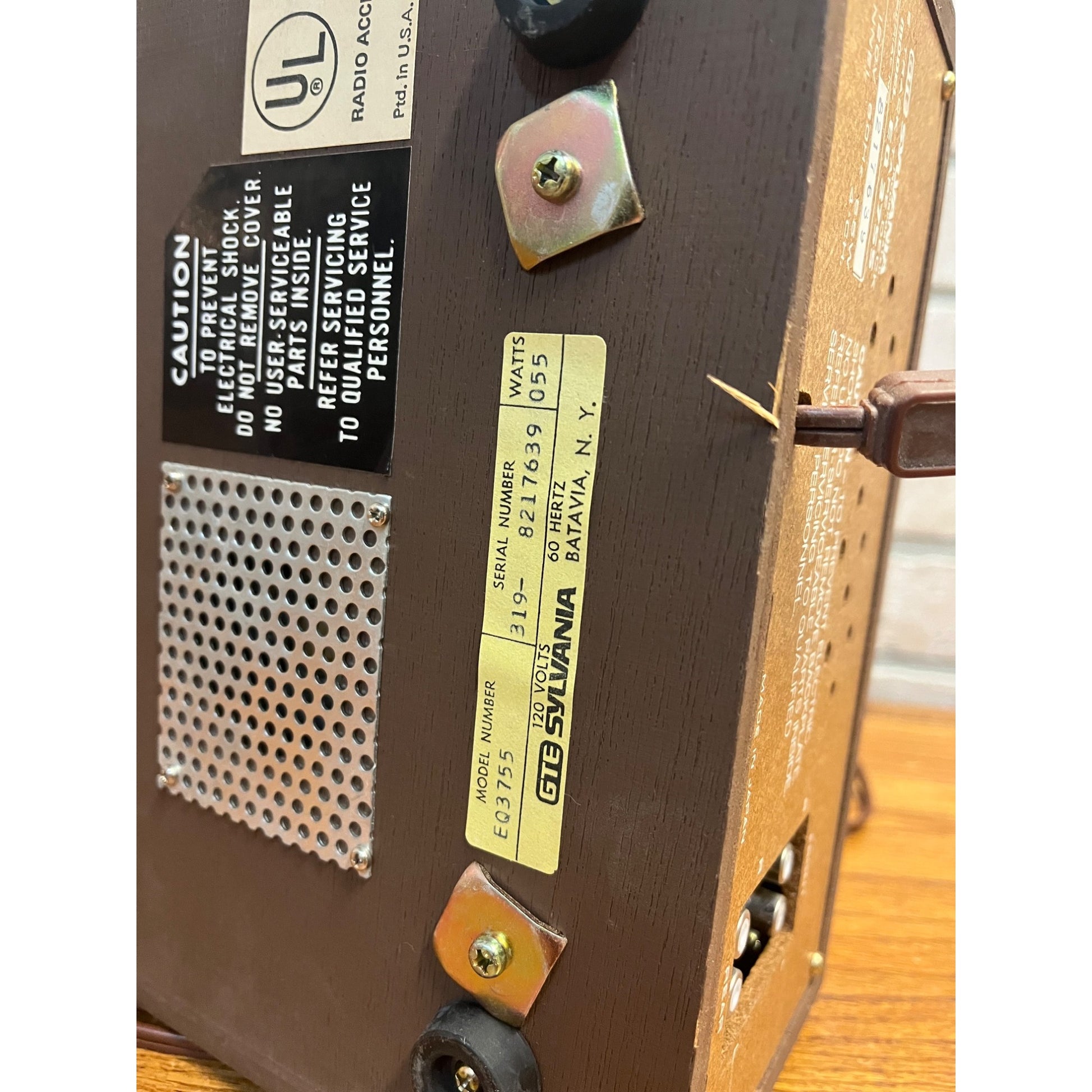 Vintage Sylvania Quad 8 Track Player EQ-3755 Quadraphonic Stereo - Working