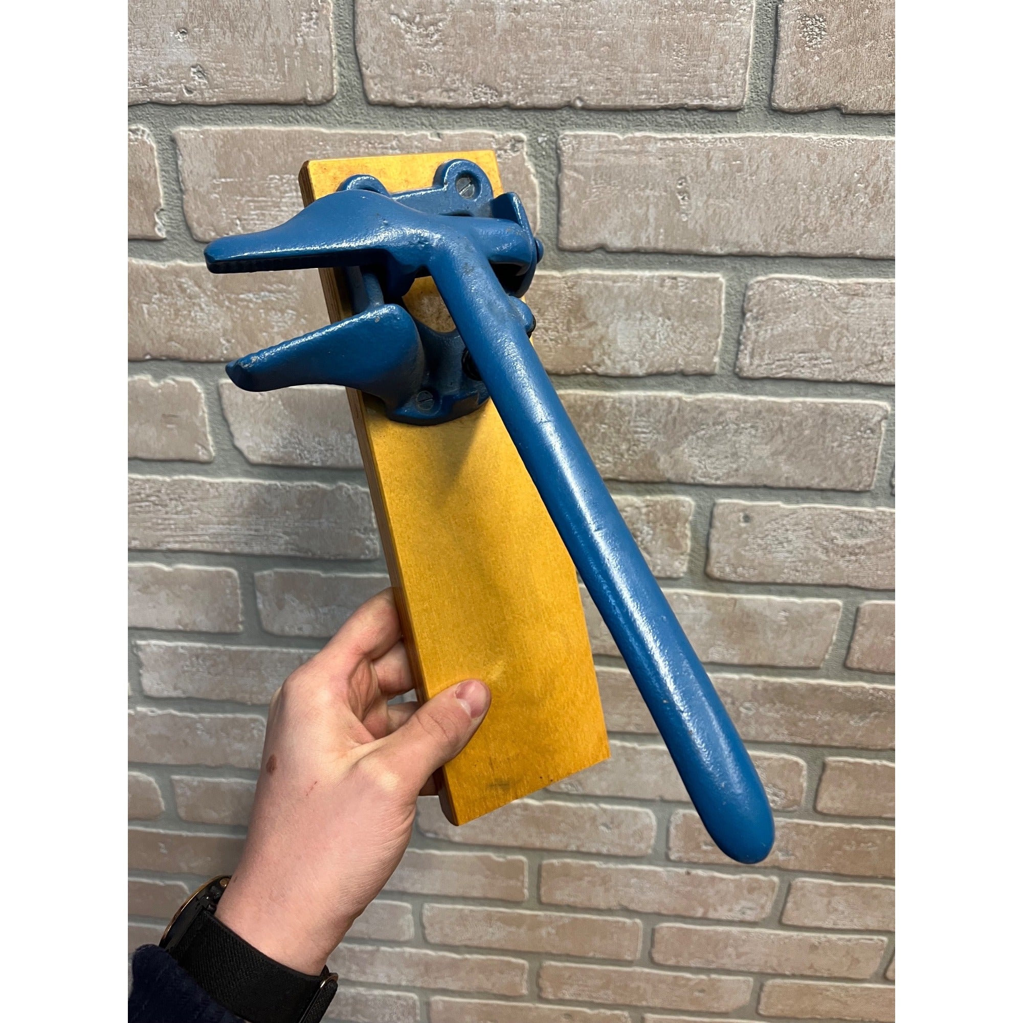 Vintage Cast Iron Wall Mount Nut Cracker or Cork Press Tool Antique