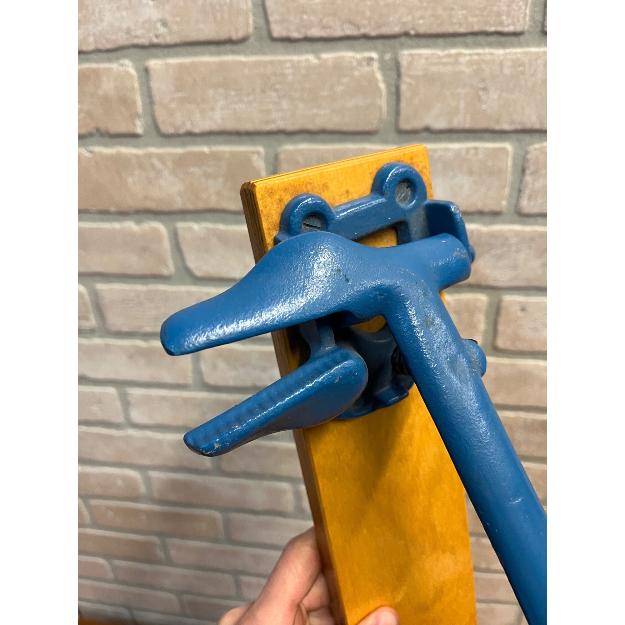 Vintage Cast Iron Wall Mount Nut Cracker or Cork Press Tool Antique