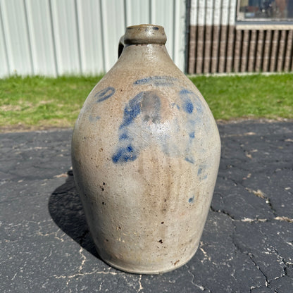 Antique Maxfield Milwaukee Wisconsin Stoneware Jug  Salt Glaze