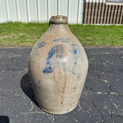 Antique Maxfield Milwaukee Wisconsin Stoneware Jug  Salt Glaze