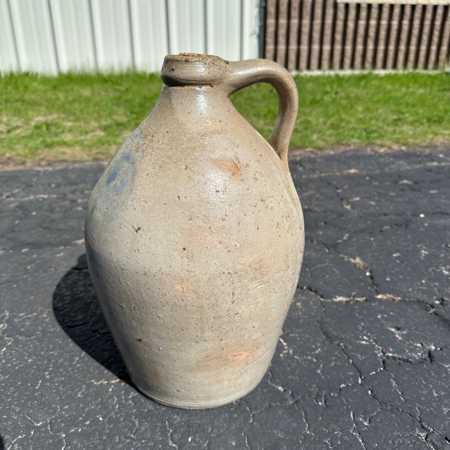 Antique Maxfield Milwaukee Wisconsin Stoneware Jug  Salt Glaze
