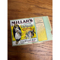 Original Tin Can Label Vintage Coffee c1910 Millars Curacoa Chicago Illinois